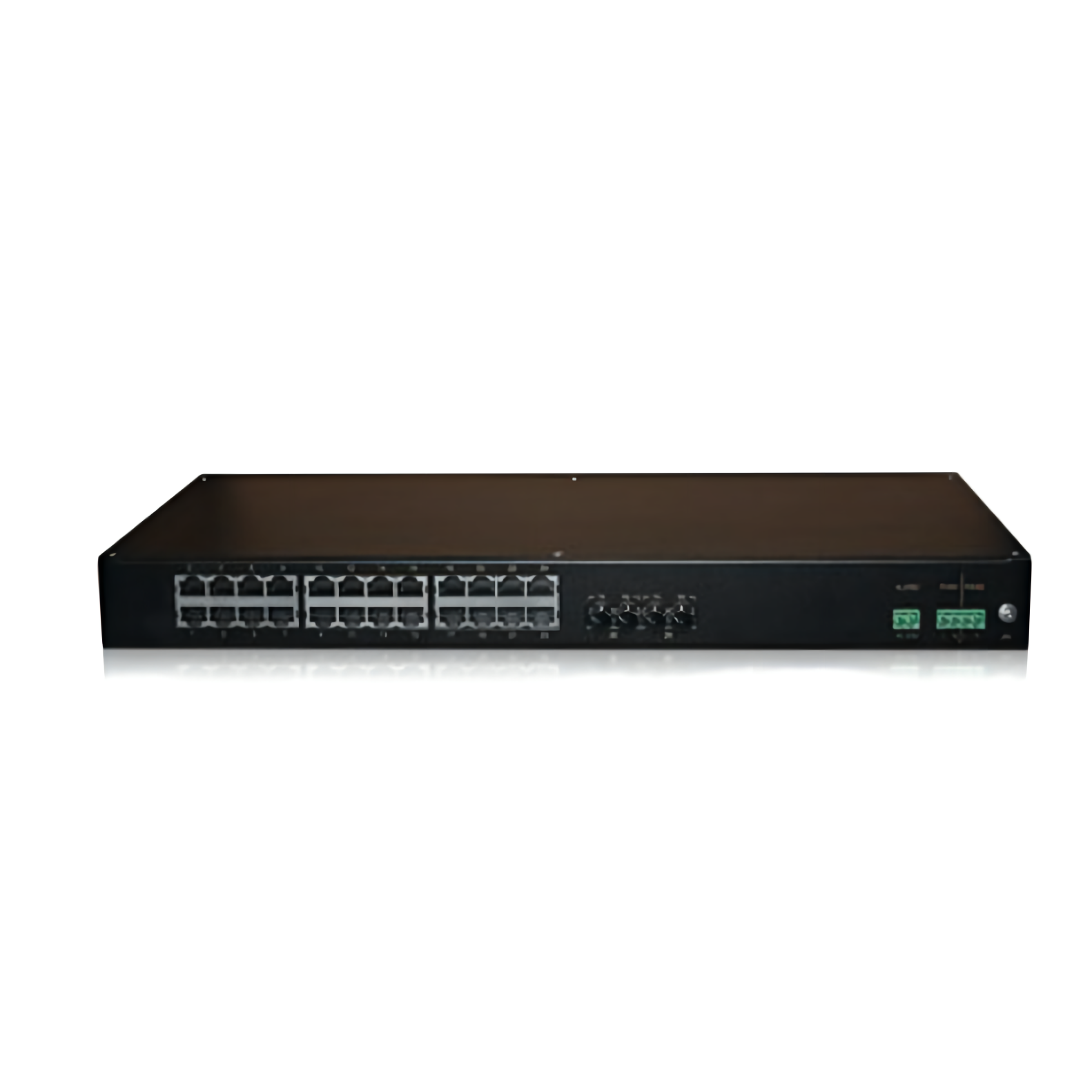 Switch PoE industriel non géré Advantech EKI-2706G-1GFPI 5GE+1G SFP