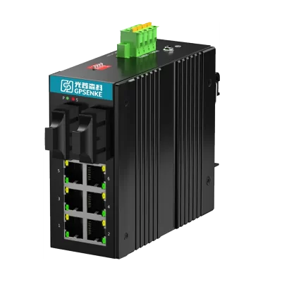 GPLA1008-R Series <br>2+4 100M Industrial Unmanaged ETH Switch