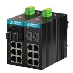 GPLA1008-R Series <br>2+4 100M Industrial Unmanaged ETH Switch