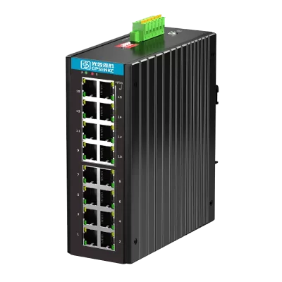 GPLA1016-R Series <br>16*100/1000M Industrial Unmanaged ETH Switch