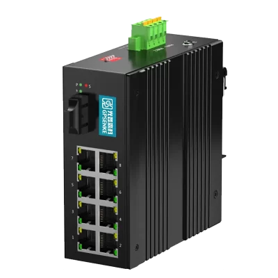 GPLA1009P-R Series <br>1+8 Industrial Unmanaged PoE Switch