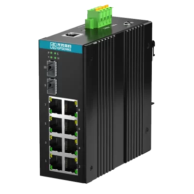 GPLA1010G-R Series <br>2+8 Full Gigabit Industrial Unmanaged ETH Switch