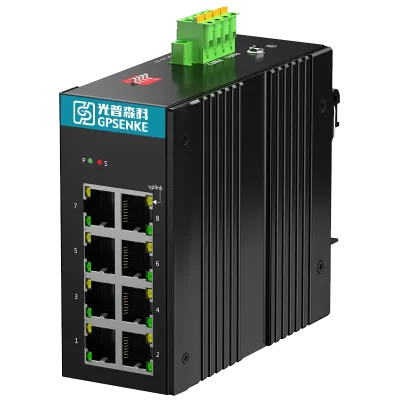GPLA1008P-R Series <br>8 Port Industrial Unmanaged PoE Switch